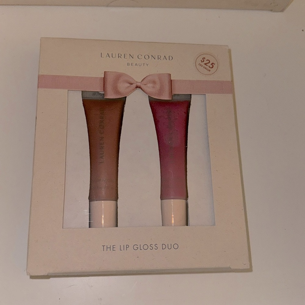 NWB LAUREN CONRAD BEAUTY THE LIP GLOSS DUO